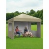 10'x10' Pop Up Canopy Tent with 4 Sidewalls, Portable Outdoor Canopy with Roller Bag - 4 of 4