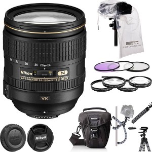Nikon AF-S NIKKOR 24-120mm f/4G ED VR Zoom Lens with Additional Accessories - 1 of 4