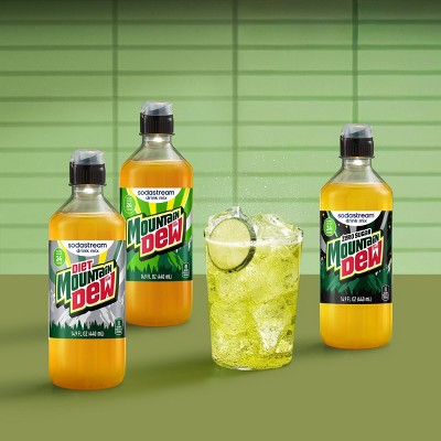 SodaStream 4pk 14.9 fl oz Diet Mountain Dew Drink Mix