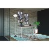 Vynxaria Office Desk MDF Top Chrome Frame Workspace with Spacious Surface Sturdy Construction - 2 of 4