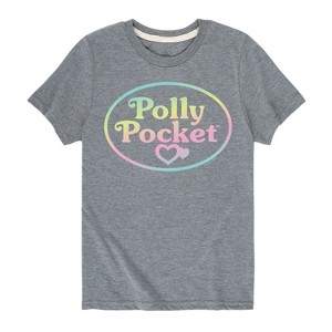 Boys' - Polly Pocket - Polly Pocket Ombre Logo Short Sleeve Graphic T-Shirt - 1 of 3