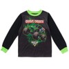 Monster Jam Trucks Grave Digger El Toro Loco Megalodon Pullover Pajama Shirt and Pajama Pants Sleep Set Little Kid - 3 of 4