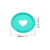 Unique Bargains Plastic DIY Notebook Planner Heart Book Binding Discs 22 Pcs - 2 of 4