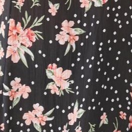 black patch floral