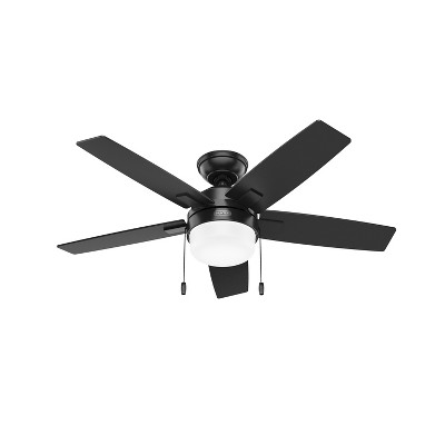 44" Anisten Ceiling Fan with Light Kit and Pull Chain (Includes LED Light Bulb) - Hunter Fan