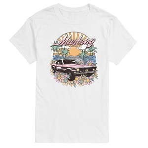 Men's - Ford - Vintage Mustang Sunset Short Sleeve Graphic T-Shirt - 1 of 4