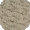 Northlight 3.75" Beige Woven Yarn Ball Hanging Christmas Ornament - 4 of 4