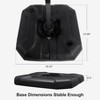 PURPLE LEAF Patio Umbrella Base Water &Sand Filled Weighted Base Outdoor Umbrella Base for Offset Cantilever Umbrella 200 Lbs - 2 of 4