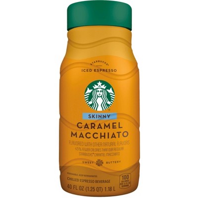 Starbucks Skinny Caramel Macchiato Chilled Espresso Beverage - 40 fl oz