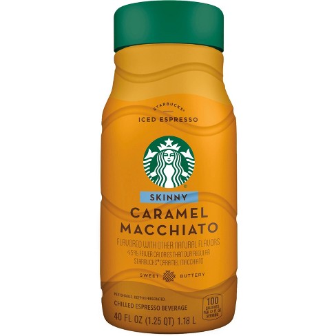 Starbucks Skinny Caramel Macchiato Chilled Espresso Beverage - 40 fl oz - image 1 of 3