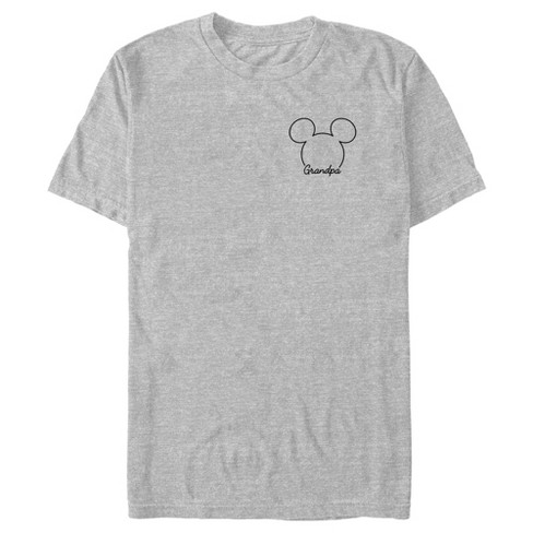 Men's Mickey & Friends Grandpa Small Logo T-Shirt - image 1 of 4