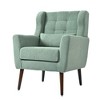 CLIHOME Modern Accent Chair, Teddy Fabric Living Room Chairs Comfy Reading Chair, Lounge Arm Chairs for Living Room Bedroom - 4 of 4