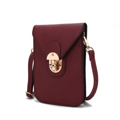 MKF Collection Havana Smartphone Crossbody Bag Vegan Leather Phone Holder Accessory by Mia K