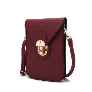 MKF Collection Havana Smartphone Crossbody Bag Vegan Leather Phone Holder Accessory by Mia K - 1 of 4