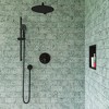 ALFI Black Matte Round Sliding Rail Hand Shower Set - 2 of 4