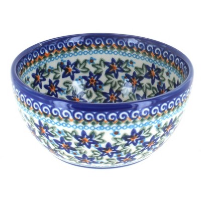 Blue Rose Polish Pottery Skylar Dessert Bowl