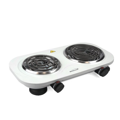 Brentwood Ts-361w 1,500-Watt Double Electric Burner