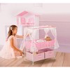 Badger Basket Starlights Metal Doll Crib With Canopy Bedding Storage And  Led Lights - Pink/white/stars : Target