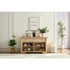 Okak Farmhouse Console Dressers with Drawers&Doors,Chest of Drawers for Bedroom,Living Room,Rustic Wooden Dresser Large Wall Cabinet - 3 of 4