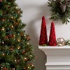 100ct Incandescent Smooth Mini Christmas String Lights with Green Wire - Wondershop™ - 2 of 4