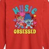Boys' - Trolls - Music Obsessed Poppy and Branch Long Sleeve Graphic T-Shirt - 2 of 4