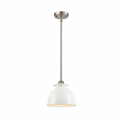 Adirondack - 1 Light Mini Pendant In Industrial Style-10 Inches Tall and 8.13 Inches Wide