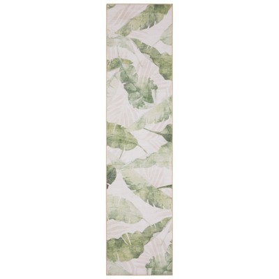 Oriental Weavers Fiji FIJ02 Beige/ Green Indoor/Outdoor Area Rug - 2' x 8'