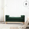 Vynxaria 45.5" Upholstered Storage Ottoman Bench ¨C Stylish & Functional Seating Solution - 2 of 4
