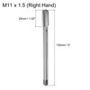 Unique Bargains High Speed Steel Straight Flute Metric Taper Plug Thread Milling Taps - 2 of 4