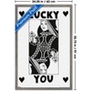 Trends International Reinders: Lucky - Lucky Card Framed Wall Poster Prints - 3 of 4