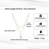 Clotth Layered Pearl Necklace Gold and Silver, Dainty Chain with Daisy Pendant, 925 Sterling Silver and Baroque Pearl Necklace - 3 of 4