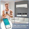 Coucheta 11500 BTU WiFi Mini Split Air Conditioner with Heater, 17 SEER2 Ductless Wall Mounted AC Unit with Pre-Charged Condenser & Installation Kit - 4 of 4