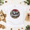 Simply Sage Market Women's Buffalo Plaid Leopard Merry Christmas Short Sleeve Garment Dyed Tee - 3 of 3