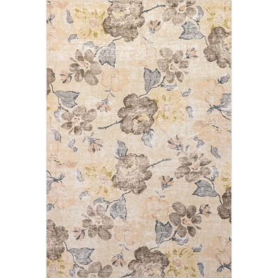 nuLOOM Lilja SpinClean Machine Washable Stain-Resistant Area Rug