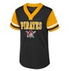 MLB Pittsburgh Pirates Girls' Henley Team Jersey - M