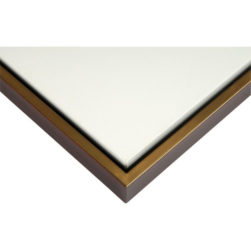 Creative Mark Illusions Floater Frame for 3/4 Inch Depth Stretched Canvas - Walnut & Gold, 2 of 7
