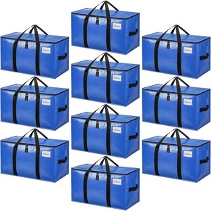 Heavy Duty Moving Bags Strong Handle, Extra Large Moving Boxes, Storage Tote Clothes, College Moving Supplies - 1 of 4