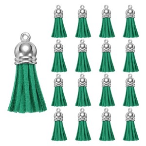 Unique Bargains PU Leather Craft Bracelets Jewelry Making Keychain Tassels 200 Pcs - 1 of 4