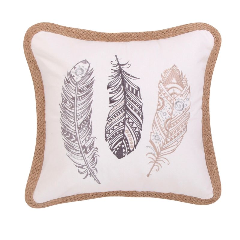 Solano Feathers Decorative Pillow - Levtex Home, 1 of 4