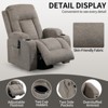 Grungis Faux Leather Lift Massage Chairs for Elderly,Recliner Chairs with 8-Point Massage and Lumbar Heating for Living Room - 4 of 4