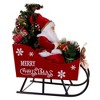 Kurt Adler 24-Inch Battery Operated Musical LED Santa in Metal Sleigh Table Piece - 3 of 4