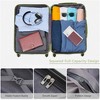 FATMOON Set of 3 Luggage ABS,Hardshell Hardside Lightweight Durable Suitcase sets,Spinner Wheels Suitcase with TSA Lock 20''24''28'' - 2 of 4