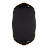 Kate and Laurel McLean Hexagon Framed Wall Mirror , 20x36, Natural - 4 of 4