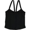 Hurley Womens Active Tank Top, Black, Small - 2 of 4