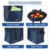 Unique Bargains Insulated Leakproof Thermal Zipper Portable Lunch Bag - 4 of 4