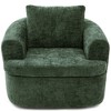 Merax 360° Swivel Barrel Chair with Tufted Backrest and Plush Dual-Layer Cushion - 4 of 4