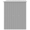 vidaXL Dog House Light Grey Galvanized Steel 64.9 x 60.2 x 71.3 in - 4 of 4