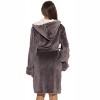 Just Love Womens Velour Solid Robe | Ladies Hooded Bathrobe - 4 of 4
