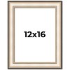PosterPalooza | Contemporary Silver Picture Frame - UV Acrylic, Foam Board Backing, Hanging Hardware - 2 of 4