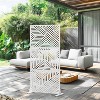 Dovelina Metal Outdoor Privacy Screen Freestanding Patio Decorative Screens - 2 of 4